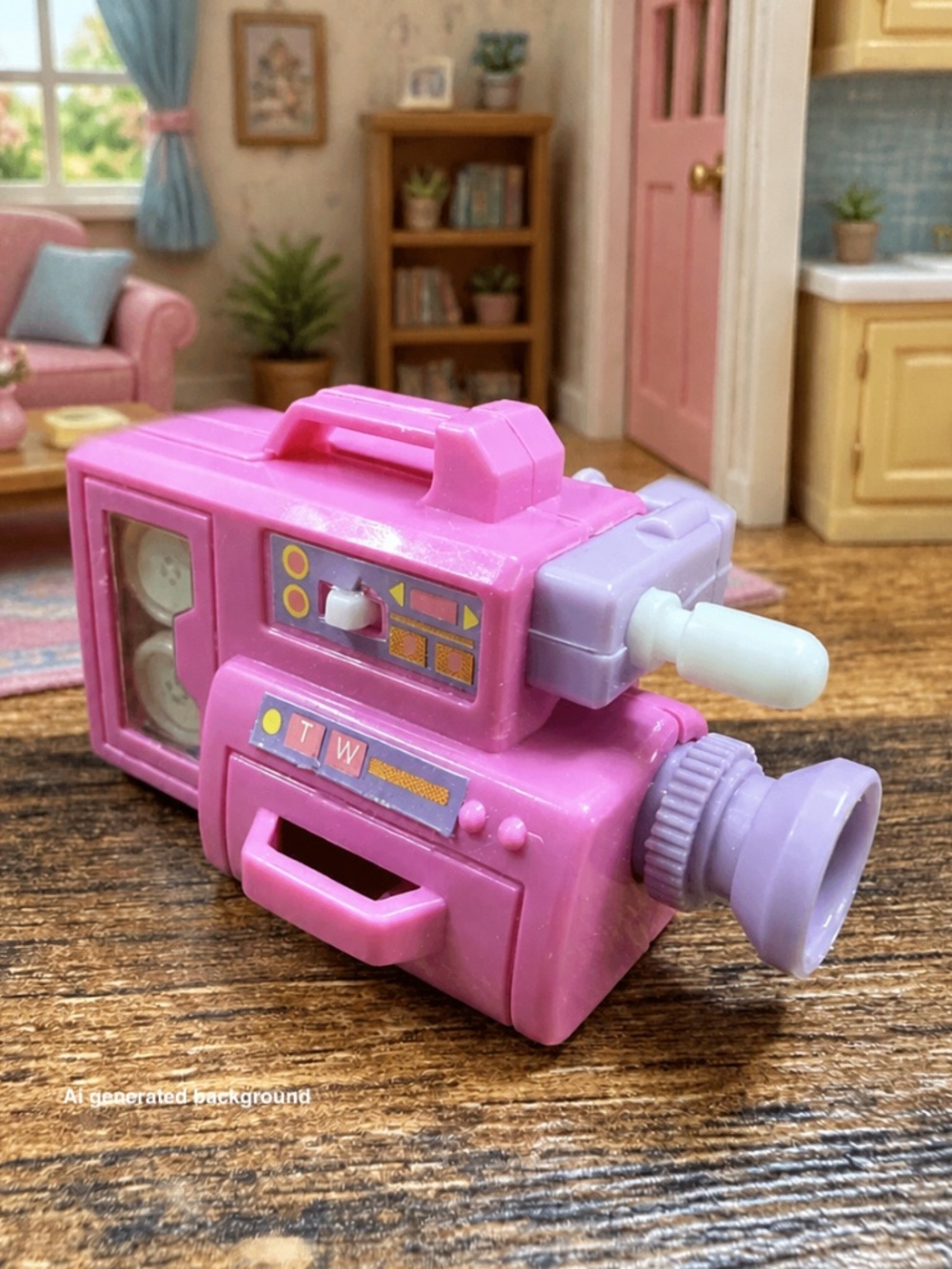 1988 MATTEL, INC. Wind-Up Toy Video Camera